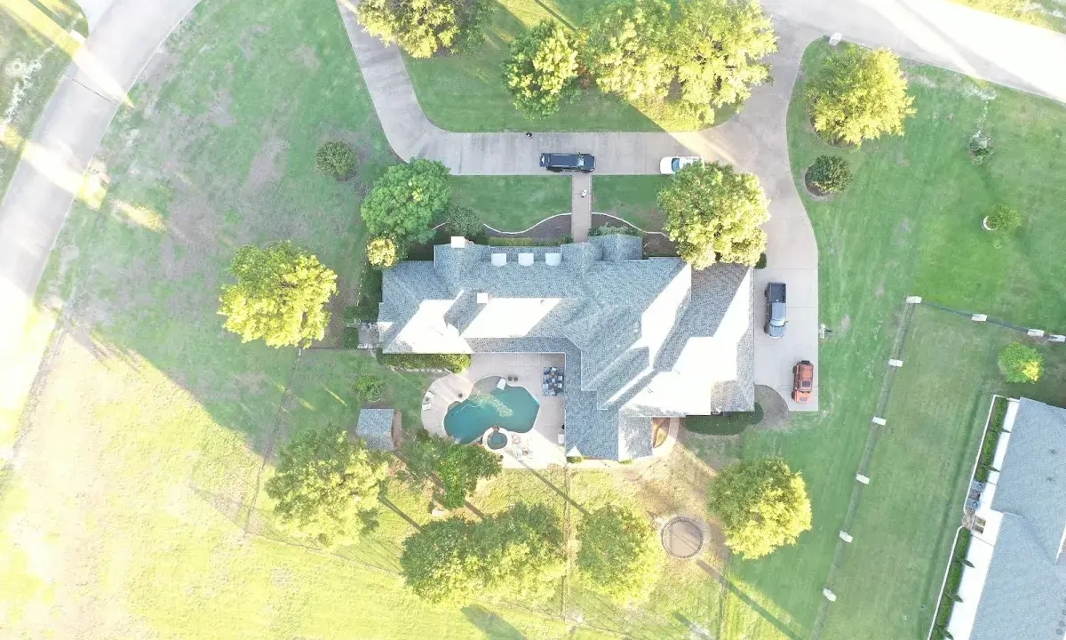 New shingle roof installation on a home in Spring Valley